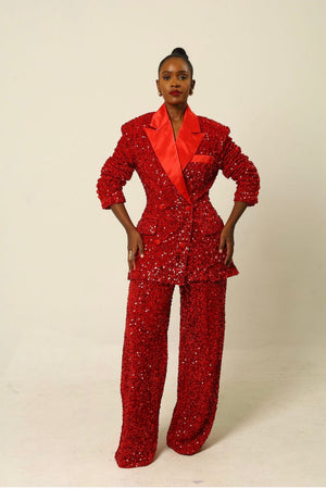 ROUGE BLAZER SET