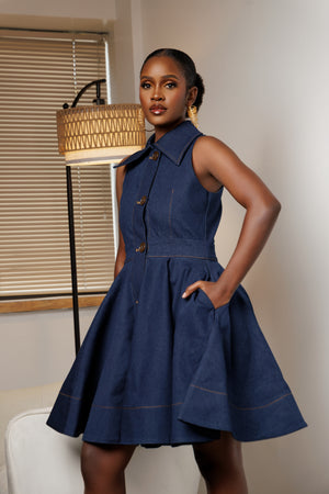 NOVA DENIM DRESS