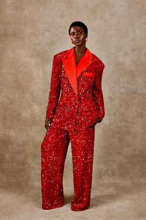 ROUGE BLAZER SET