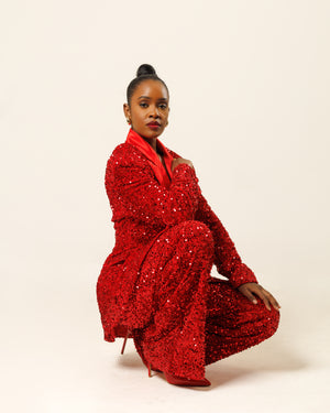 ROUGE BLAZER SET