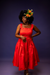 NADE DRESS (RED)