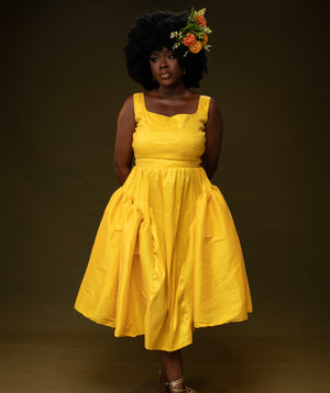 NADE DRESS( YELLOW)