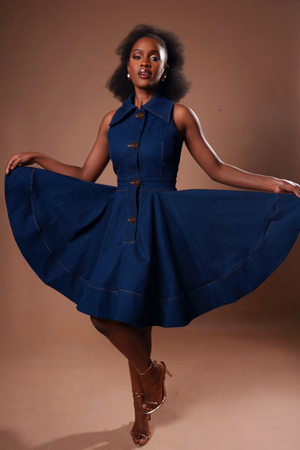 NOVA DENIM DRESS