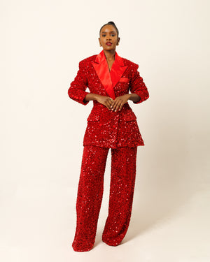 ROUGE BLAZER SET
