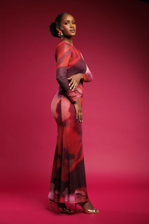 AURA MESH DRESS