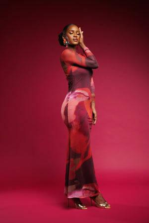 AURA MESH DRESS