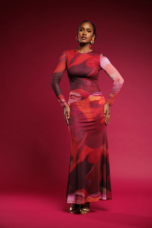 AURA MESH DRESS