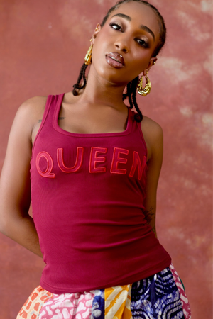 QUEEN TANK (Burgundy)