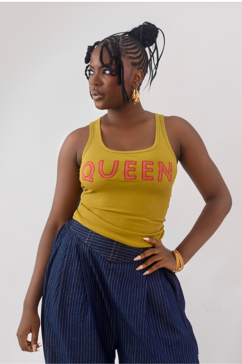 QUEEN TANK (Golden Olive)