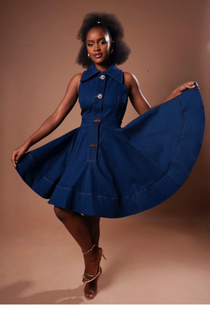 NOVA DENIM DRESS