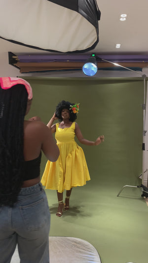 NADE DRESS( YELLOW)