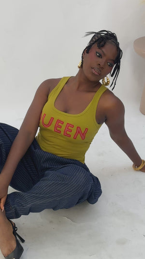 QUEEN TANK (Golden Olive)