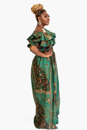 OLORI TWO PEICE SET (GREEN)