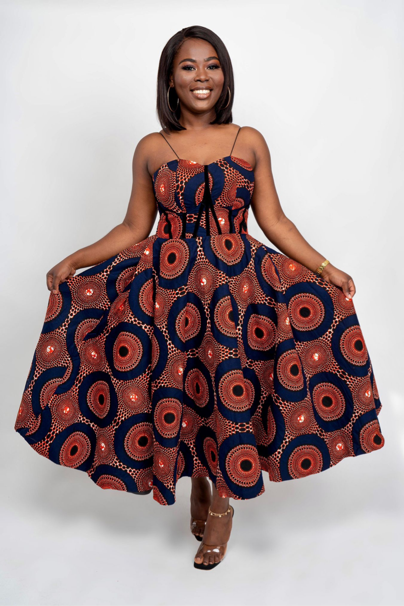PRINCESS  ANKARA DRESS